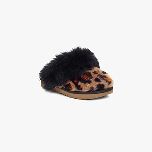 Ugg Cozy II Leopard Tofflor Barn Svarta/Orange (824013AWQ)